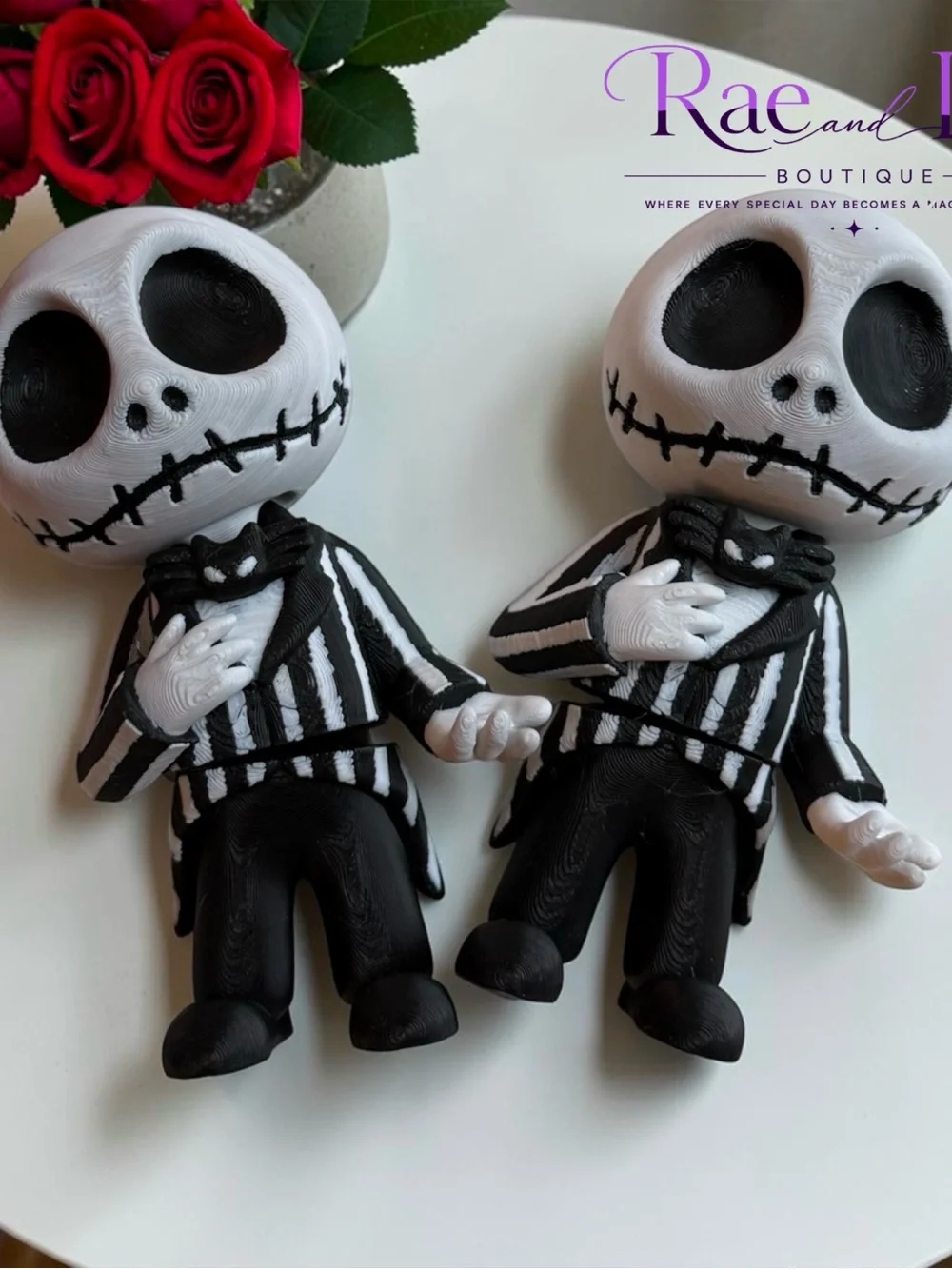 Jack Skellington Fidget - Black & White Skeleton Play Figures